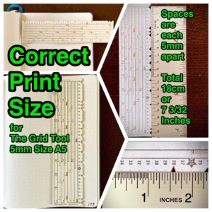 The Grid Tool Correct Print Size